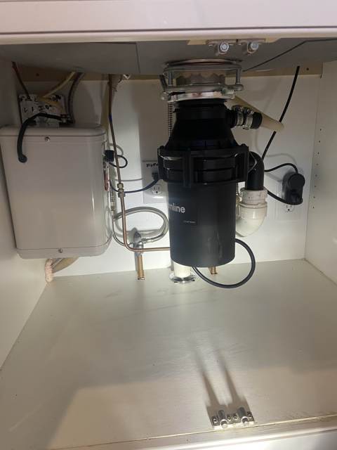 Garbage disposal installed by Mayes Plumbing & Heating in Columbia, MD