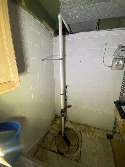 Sump pump installed by Mayes Plumbing & Heating in Catonsville, MD