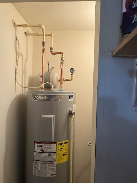 Water heater installed by Mayes Plumbing & Heating in Upper Marlboro, MD